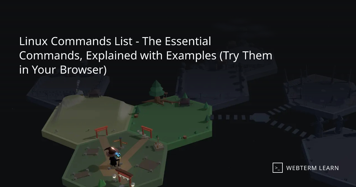 Linux Commands List - The Essential Commands, Explained with Examples ...