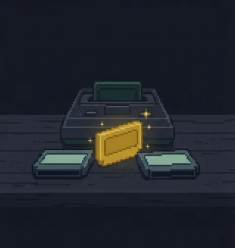 Same console (code), swap the cartridge (config) for each environment