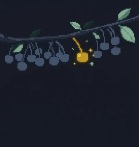 From a whole branch of fruit, pluck the one you want