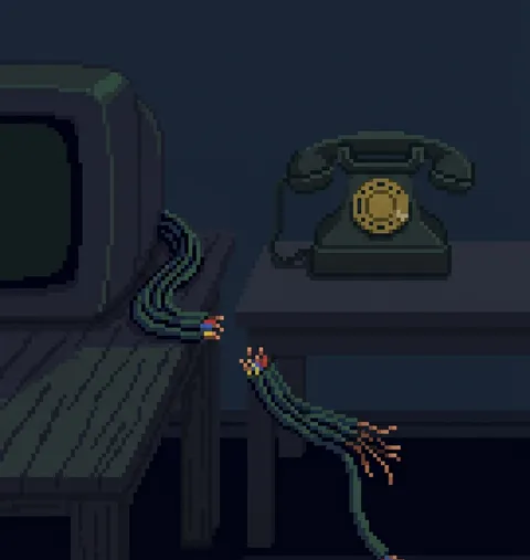 A terminal at the end of a line. Cut it, and the far end ended too