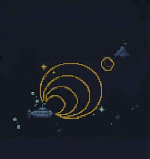 Just like submarine sonar: send a ping, and if the echo returns, someone is there