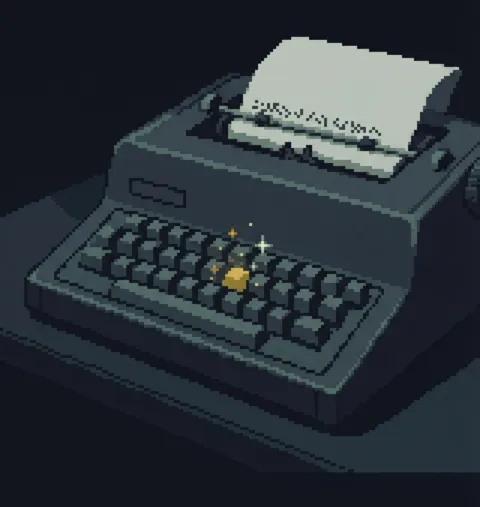 Every keystroke was a physical clunk. Short commands were a necessity