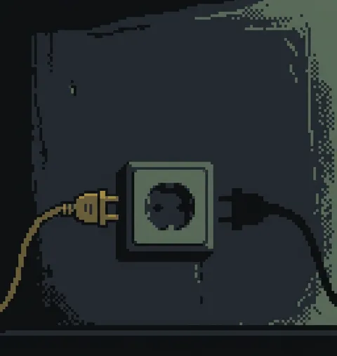One socket, two plugs reaching for it