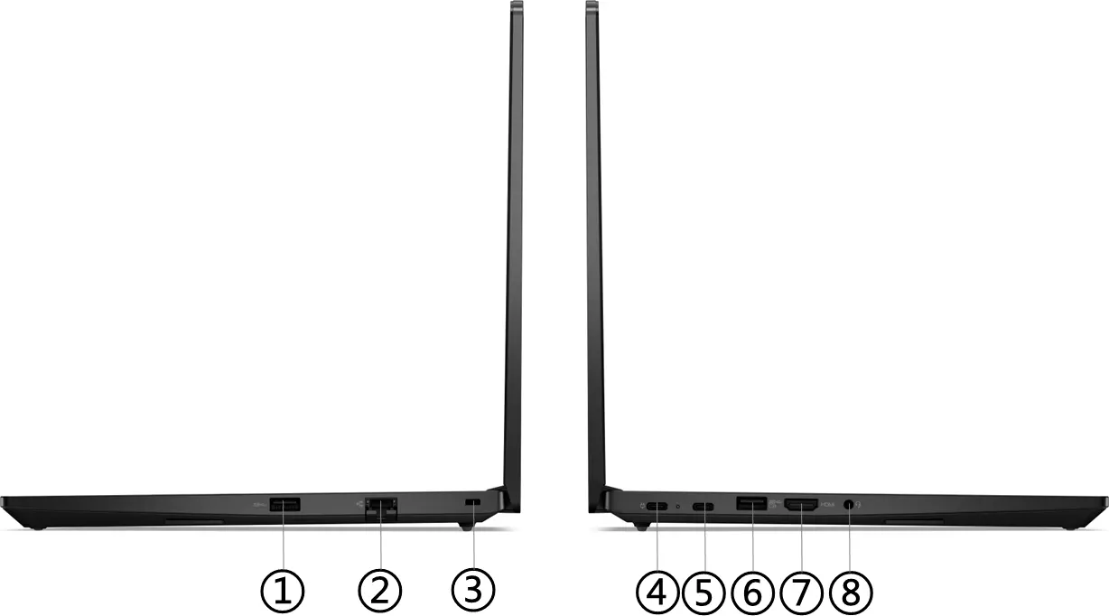 ThinkPad E14 Gen 5 (AMD) ports