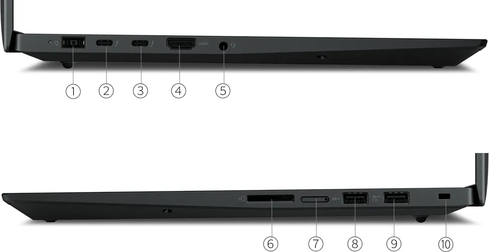 ThinkPad P1 Gen 4 ports