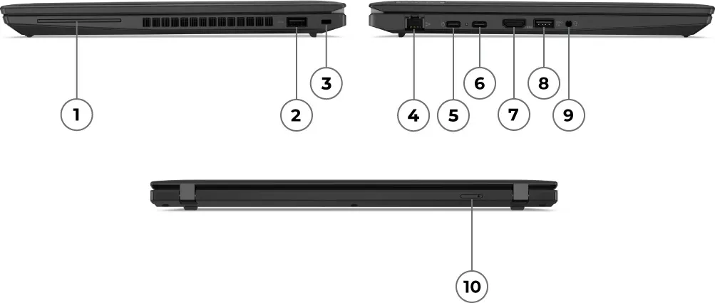 ThinkPad T14 Gen 4 (AMD) ports