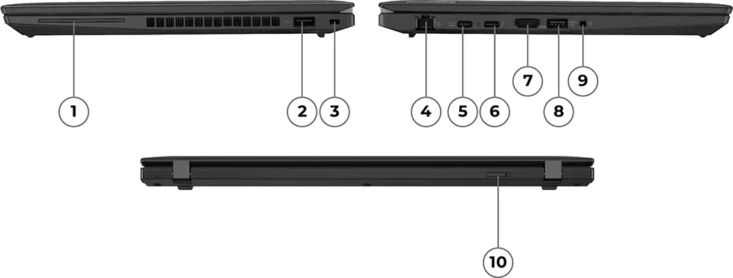 ThinkPad T14 Gen 4 (Intel) ports