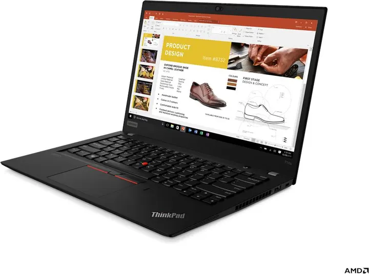 ThinkPad T14s Gen 1 (AMD) Angled